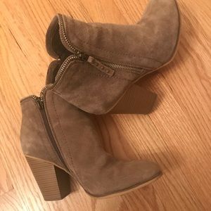 Brown booties